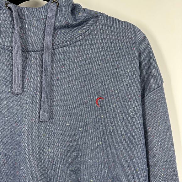 Zyia Blue Textured Hoodie Medium - Picture 2 of 6